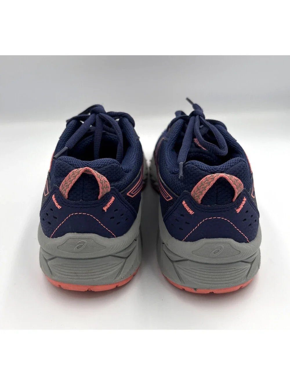 ASICS Pre Venture 9 Indigo Blue Papaya Trail Shoes Women's 8.5 Kids 7